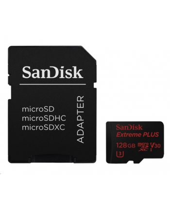 Sandisk microSDXC Extreme Plus 128GB UHS-I U3 (SDSQXBG-128G-GN6MA)