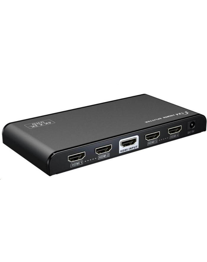 Premiumcord HDMI 2.0 splitter 1-4 porty, 4K x 2K/60Hz, FULL HD, 3D, černý (PRC) główny