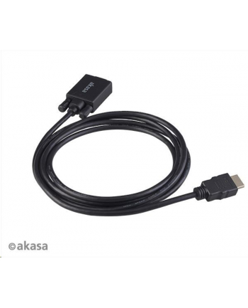 Akasa kabel HDMI na VGA, pozlacené konektory, 2m (AKA)