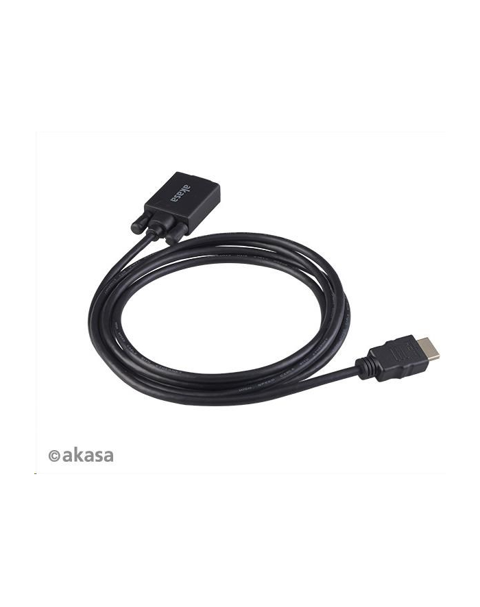 Akasa kabel HDMI na VGA, pozlacené konektory, 2m (AKA) główny