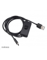 Akasa kabel USB-A 2.0 na USB-C, napájecí kabel se switchem (pro Raspberry Pi 4), 1.5m (AKA) - nr 2