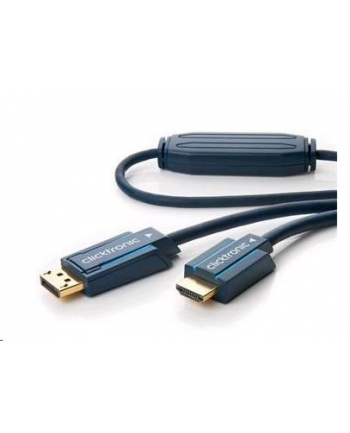 clicktronic DisplayPort, HDMI-Kabel przyłączeniowy złącze męskie DisplayPort do złącze mę (40849707216)