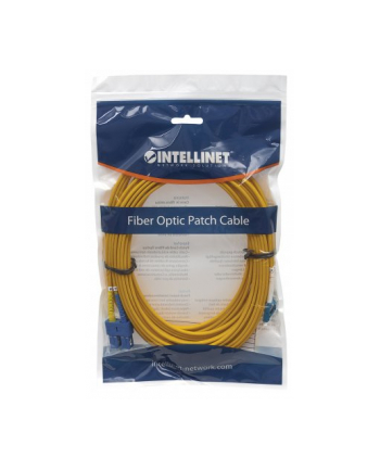Intellinet Network Solutions Kabel światłowodowy LC - SC 1m Żółty (473965)