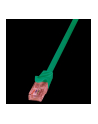 LogiLink Kabel Sieciowy Cat.6 U/UTP AWG 24/7 RJ45 0.25m Zielony (CQ2015U) - nr 1