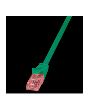 LogiLink Kabel Sieciowy Cat.6 U/UTP AWG 24/7 RJ45 0.25m Zielony (CQ2015U)