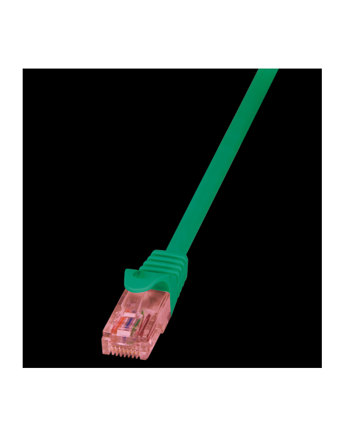 LogiLink Kabel Sieciowy Cat.6 U/UTP AWG 24/7 RJ45 0.25m Zielony (CQ2015U) główny