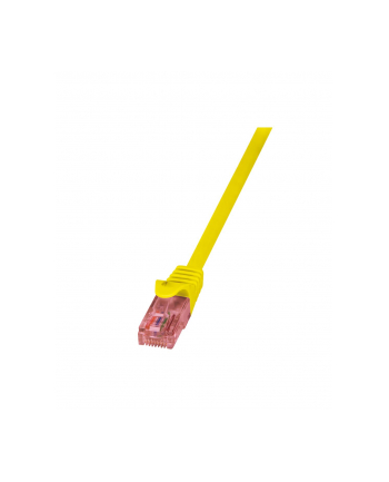 LogiLink Kabel Sieciowy Cat.6 U/UTP AWG 24/7 RJ45 0.25m Żółty (CQ2017U)