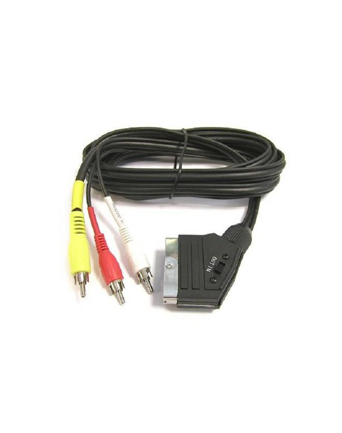 Premiumcord Kabel SCART - 3xCINCH M/M 1.5m in/out přepínač (PRC) główny