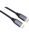 Premiumcord Kabel HDMI 2.1 High Speed + Ethernet kabel 8K@60Hz, zlacené konektory, 1m (PRC) - nr 1
