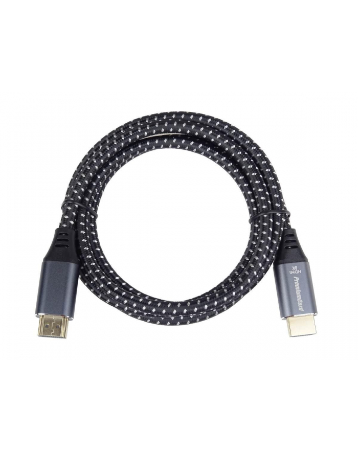Premiumcord Kabel HDMI 2.1 High Speed + Ethernet kabel 8K@60Hz, zlacené konektory, 1m (PRC) główny