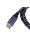 Premiumcord Kabel HDMI 2.1 High Speed + Ethernet kabel 8K@60Hz, zlacené konektory, 1m (PRC) - nr 4