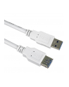 Premiumcord Prodlužovací kabel USB 3.0 Super-speed 5Gbps A-A, MF, 9pin, 0.5m, bílá (PRC) - nr 1