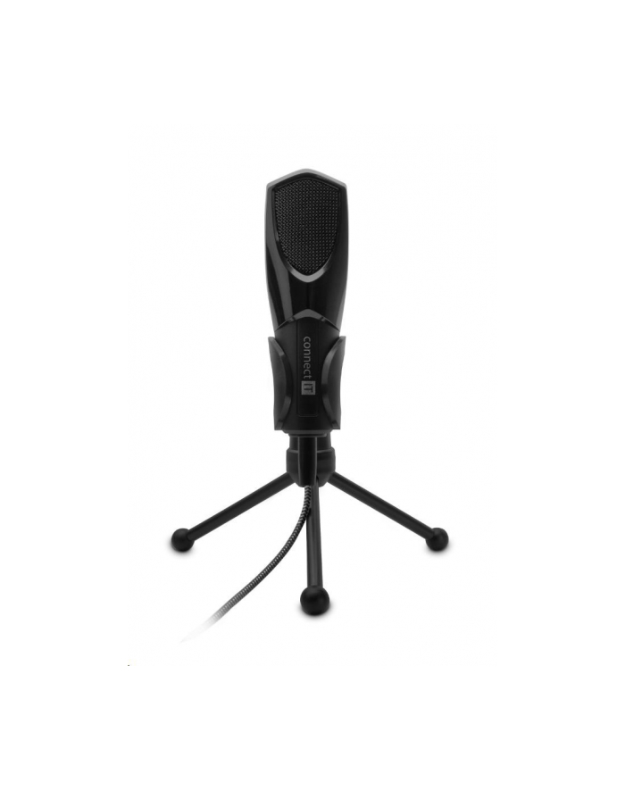 CONNECT IT YouMic mikrofon USB, pozlacený konektor USB, černá główny