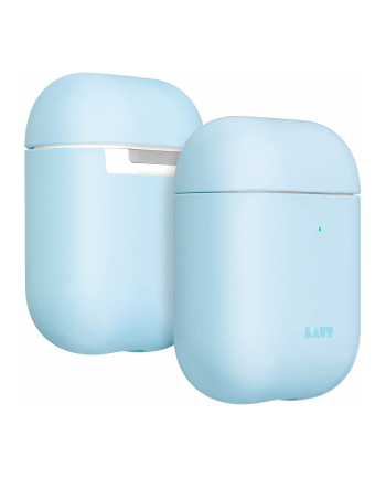 LAUT LAUT PASTELS FOR AIRPODS 1/2 BABY BLUE, POLYCARBONATE, CHARGING CASE, APPLE AIRPODS 1/2