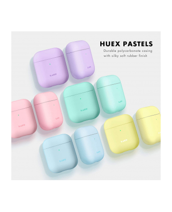 LAUT LAUT PASTELS FOR AIRPODS 1/2 BABY BLUE, POLYCARBONATE, CHARGING CASE, APPLE AIRPODS 1/2