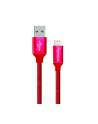 Colorway Data Cable Apple Lightning Charging cable Fast and safe charging; Stable data transmission 1m Czerwony (CWCBUL004RD) - nr 2