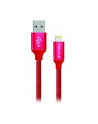 Colorway Data Cable Apple Lightning Charging cable Fast and safe charging; Stable data transmission 1m Czerwony (CWCBUL004RD) - nr 3