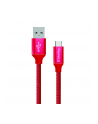 Colorway Kabel USB-C to USB 2.0 1m Czerwony (CWCBUC003RD) - nr 2