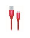 Colorway Kabel USB-C to USB 2.0 1m Czerwony (CWCBUC003RD) - nr 3