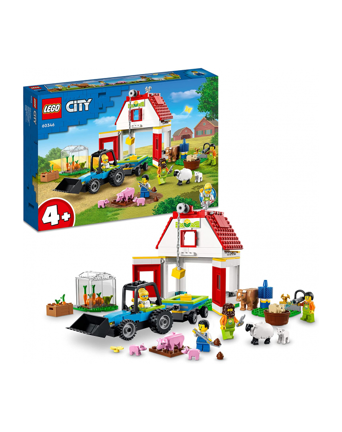 LEGO 60346 LEGO City Stodoła i zwierzęta gospodarskie p3 główny