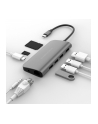 hyperdrive Stacja dokująca Hyper POWER 9-in-1 USB- C HUB, Gigabit Ethernet, 4K HDMI, MicroSD, 3x USB-A, USB-C PD 60W, AudioJack Szara - nr 2