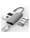 hyperdrive Stacja dokująca Hyper POWER 9-in-1 USB- C HUB, Gigabit Ethernet, 4K HDMI, MicroSD, 3x USB-A, USB-C PD 60W, AudioJack Szara - nr 3