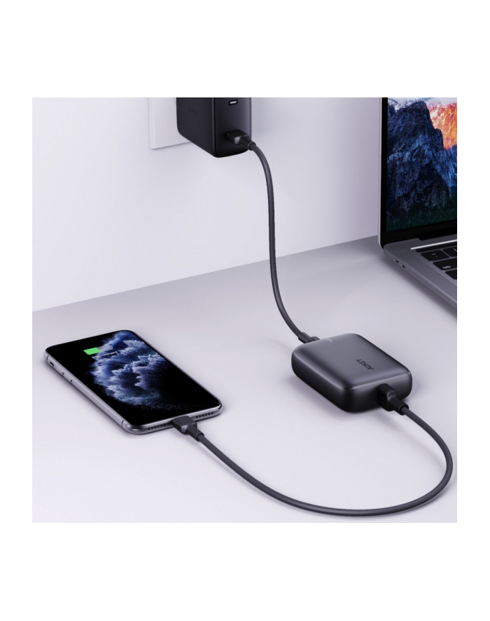 aukey PB-N83S Mini ultraszybki Power Bank 10000 mAh | 22.5W | 2xUSB | Quick Charge 3.0 | Power Delivery PD 3.0 | Fast Charge | Pass-Through Charging główny