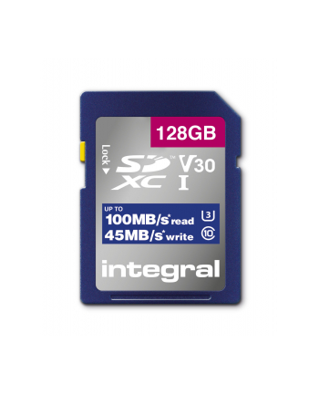 Integral High Speed SDXC 128GB V30 UHS-I U3