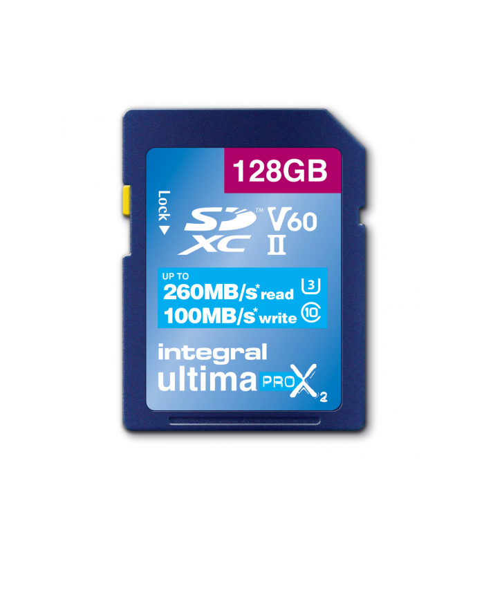 Integral UltimaProX2 Sdxc 260/100 Uhs-ii V60 128GB główny