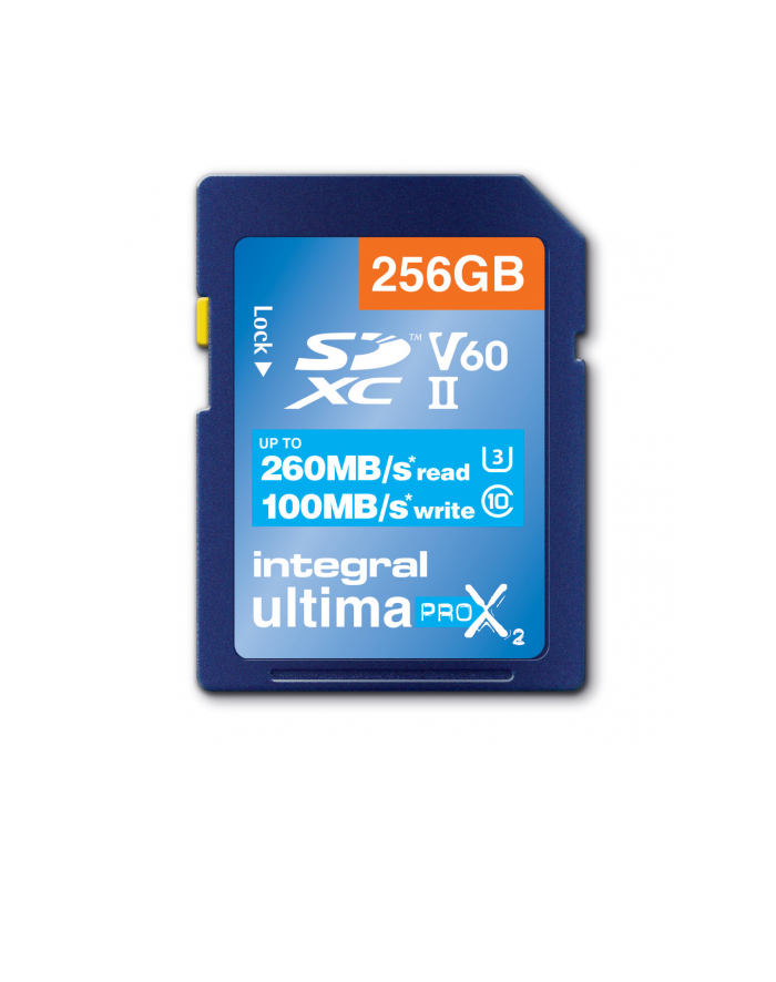 Integral UltimaProX2 Sdxc 260/100 Uhs-ii V60 256GB główny