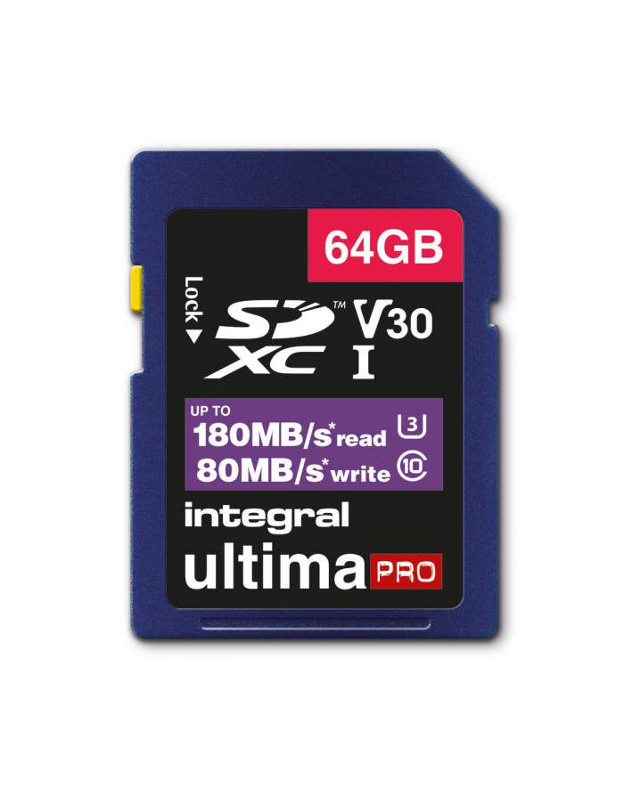 Integral Professional High Speed SDXC 64GB V30 UHS-I główny