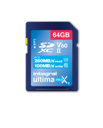 Integral UltimaProX2 Sdxc 260/100 Uhs-ii V60 64GB