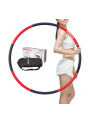 Proiron Fitness Hula Hoop 1.8Kg Black Red 73 98Cm Wide 8 Sections - nr 1