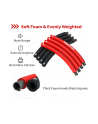 Proiron Fitness Hula Hoop 1.8Kg Black Red 73 98Cm Wide 8 Sections - nr 4