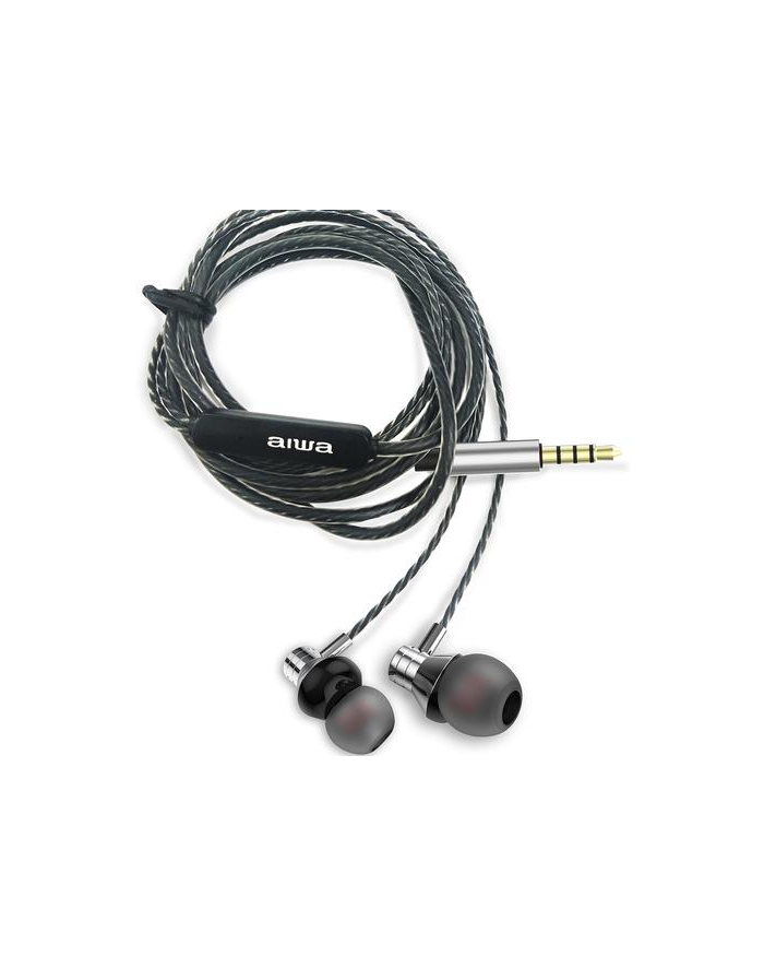 Aiwa dokanałowe ESTM-50SL z mikrofonem Srebrny główny