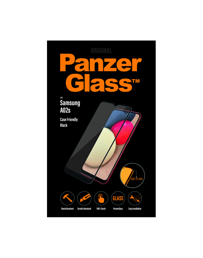 PanzerGlass szkło ochronne Edge-to-Edge do Samsung Galaxy A02s 7262 główny