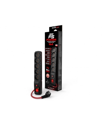 Hsk Data Acar F5 Power 16A 5 gniazd 1,5m Czarna (W2289)