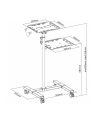 Techly Uchwyt Do Projektorów Wózek Stolik Prezentacyjny Projektora I Notebooka Mobilny - nr 11