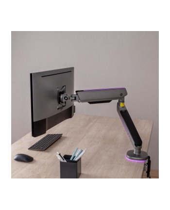 Uchwyt do monitora gamingowy NanoRS, podświetlenie LED RGB, 17-32 nr 1