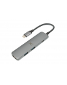 Replikator portów Xtorm USB-C Hub 4-in-1 (pleciony kabel) szary - nr 3