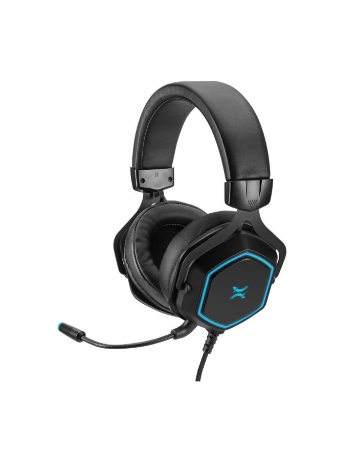 Noxo Słuchawki Z Mikrofonem Vertex Gaming Usb 7.1, Wokółuszne, Mikrofonem, Podświetleniem główny