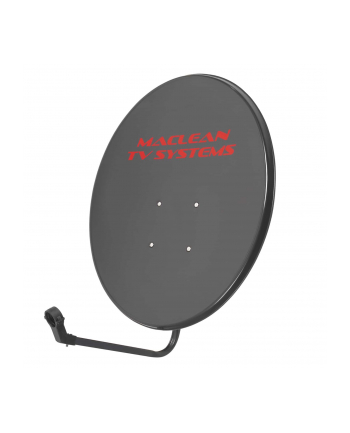 Antena satelitarna Maclean TV System, stal fosforowana, grafit, 90cm, MCTV-929 Maclean