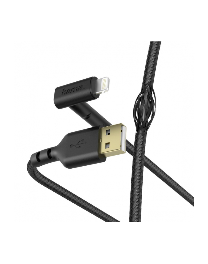 Hama kabel Lightning - USB 1,5m Czarny (187212) główny