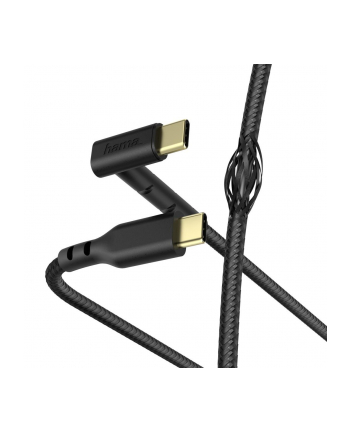 Hama kabel USB typ C - USB typ C 1,5m Czarny (187214)