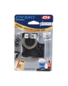 TAŚMA DYMO D1-12MM X 5 5M POLIESTROWA TRWAŁA CZARNY/BIAŁY - nr 44