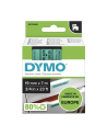 Taśma Dymo D1- 19mm x 7m czarny/zielony - nr 14
