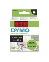 TAŚMA DYMO D1- 24MM X 7M CZARNY/ CZERWONY - nr 40
