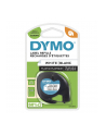 TAŚMA DYMO LETRA TAG- 12MM X 4M PLASTIKOWA BIAŁA (59422) - nr 16