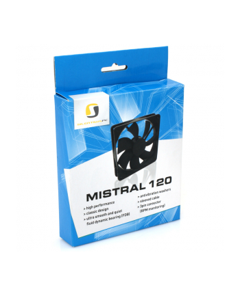 Wentylator SILENTIUMPC Mistral 120x120x25mm - Cichy 21 dBA BOX
