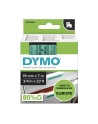 Taśma Dymo D1- 19mm x 7m czarny/zielony - nr 10